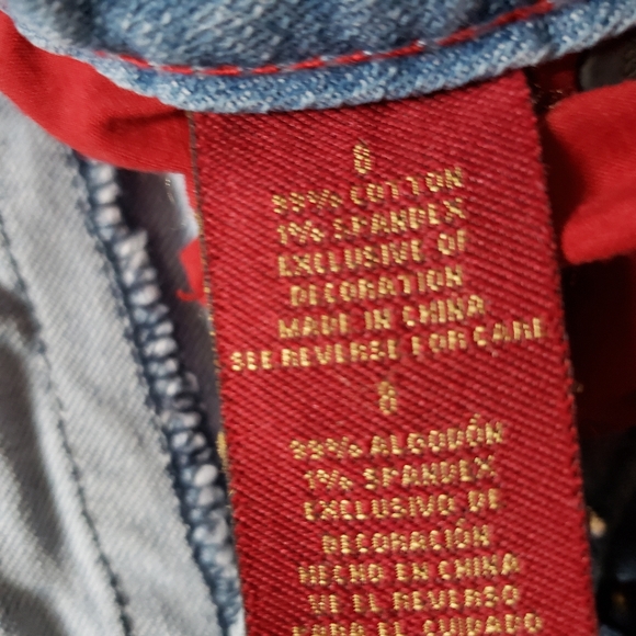 Sasson Jeans Women's sz 8 Light Blue Wash Boot Cut Jeans pockets vintage - Picture 2 of 13